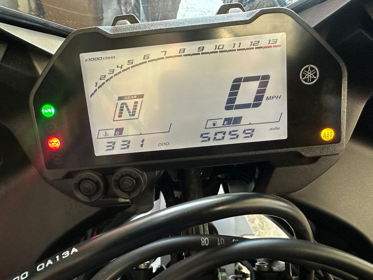 2020 YAMAHA R3 ABS BLUE AKRAPOVIC