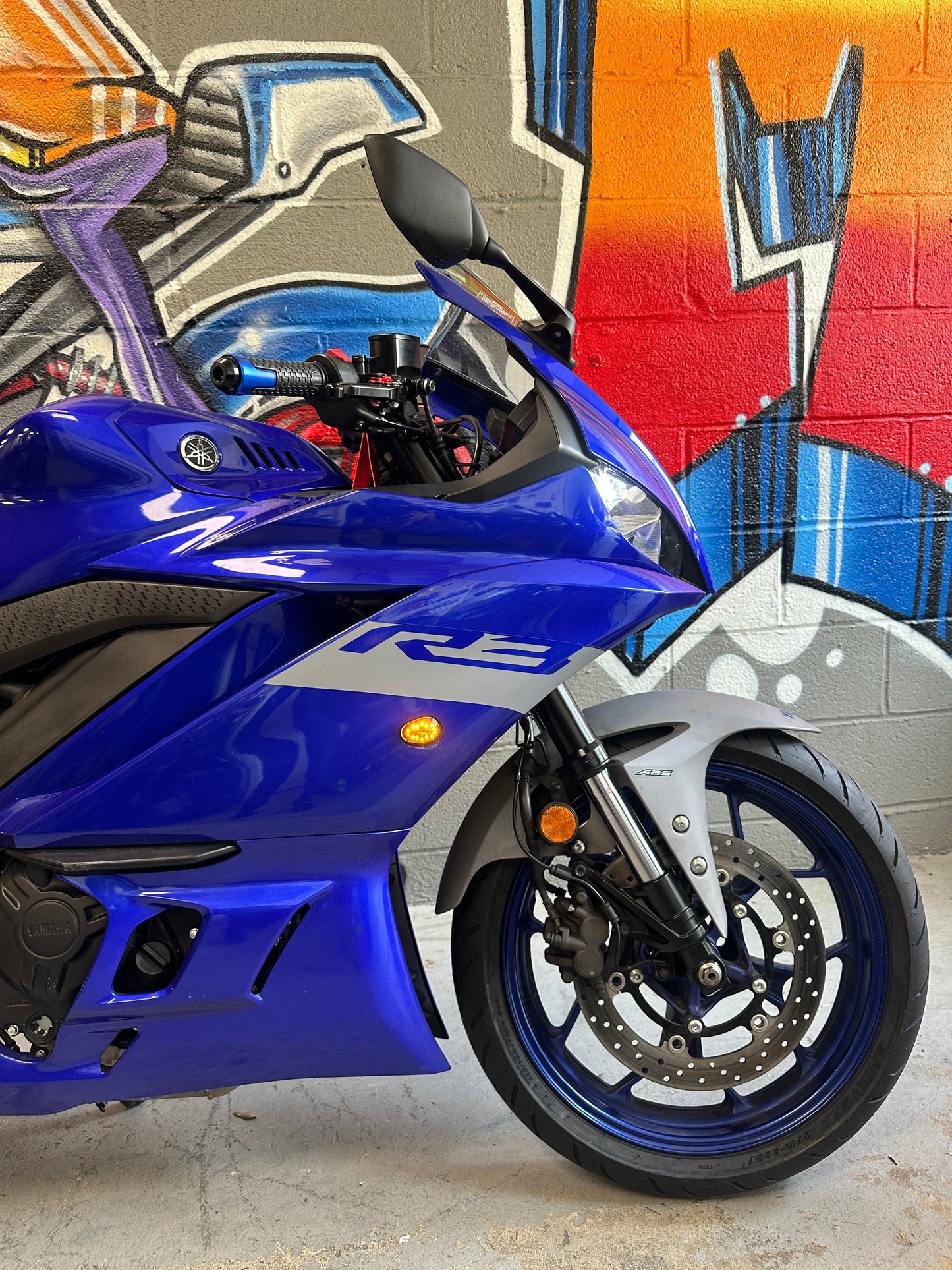 2020 YAMAHA R3 ABS BLUE AKRAPOVIC