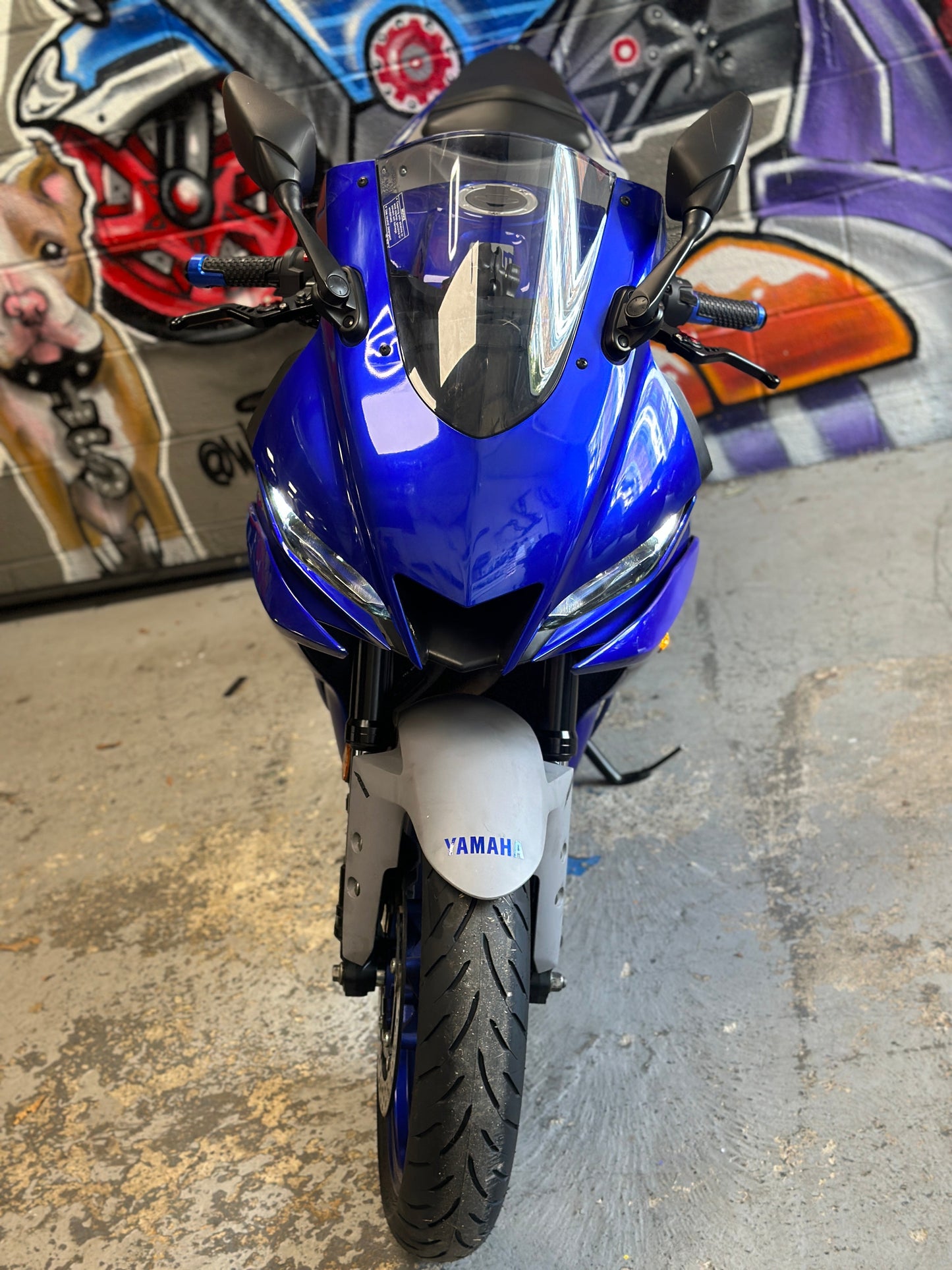 2020 YAMAHA R3 ABS BLUE AKRAPOVIC