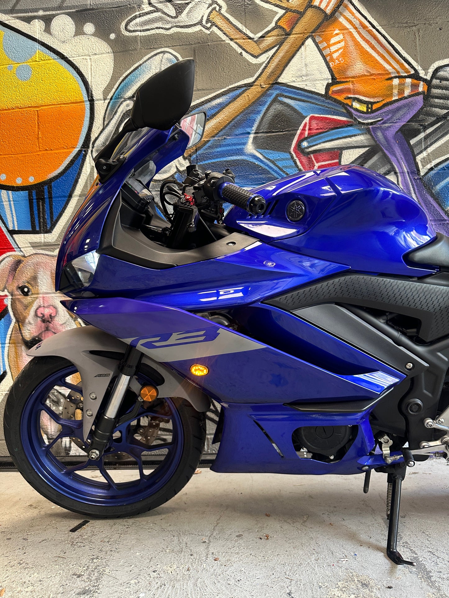 2020 YAMAHA R3 ABS BLUE AKRAPOVIC