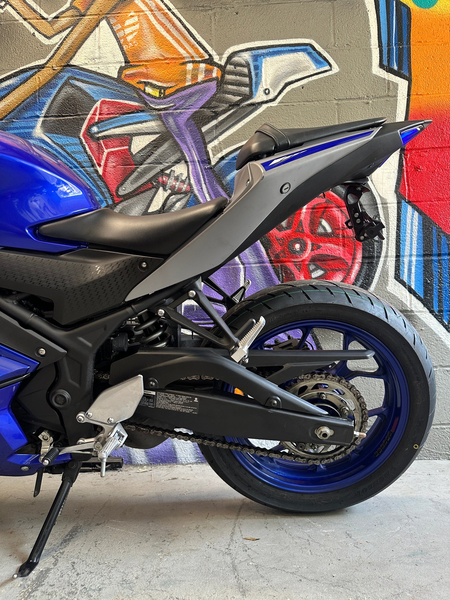 2020 YAMAHA R3 ABS BLUE AKRAPOVIC